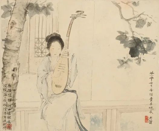 鄧芬 仕女圖