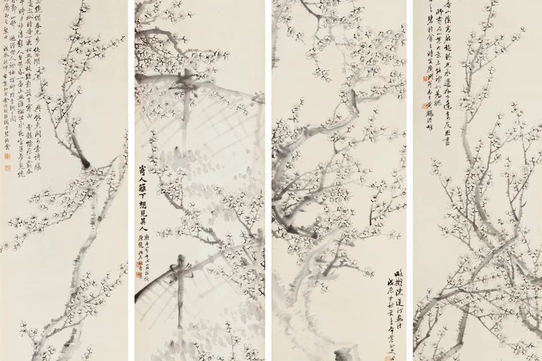 花地藝拍2022秋拍 | 中國(guó)書畫專場(chǎng)封面拍品賞析——鄧芬仕女與金德樞墨梅