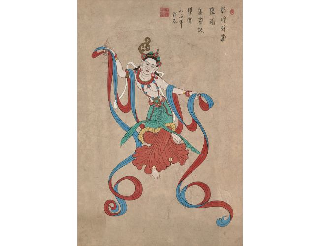 何山  敦煌壁畫舞蹈圖